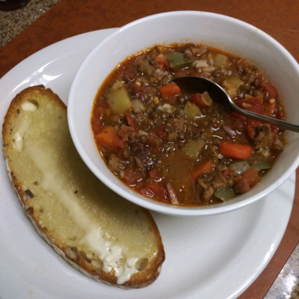 Leslie's Ham Lentil Soup Recipe