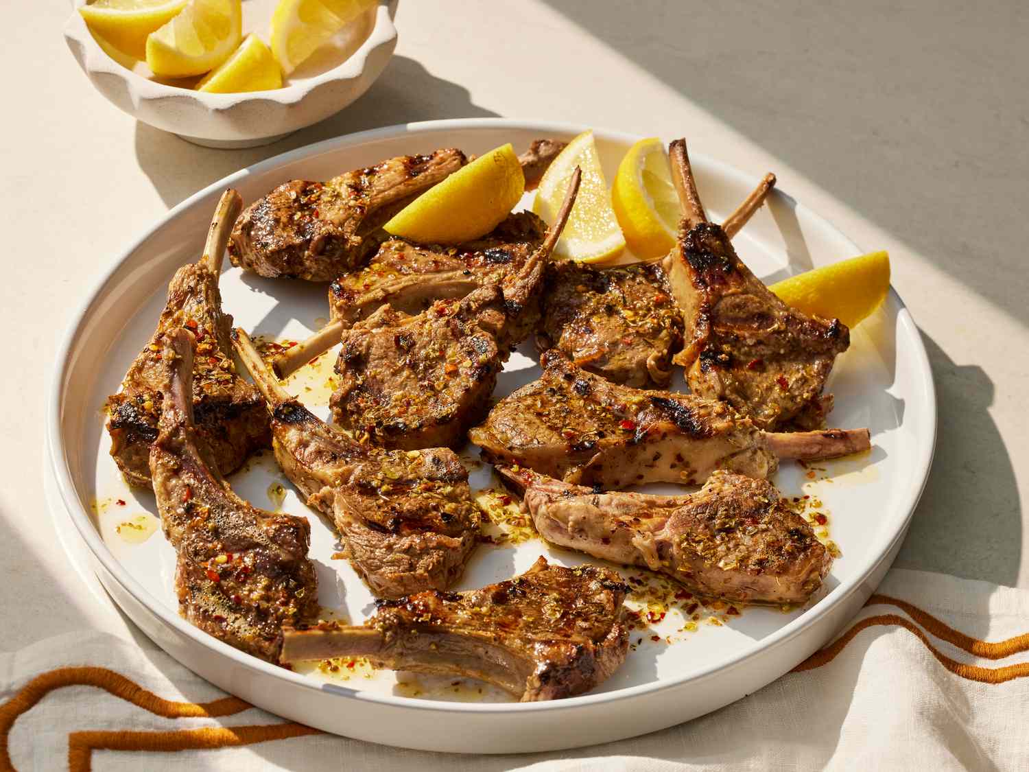 Greek-Style Grilled Lamb Chops Recipe