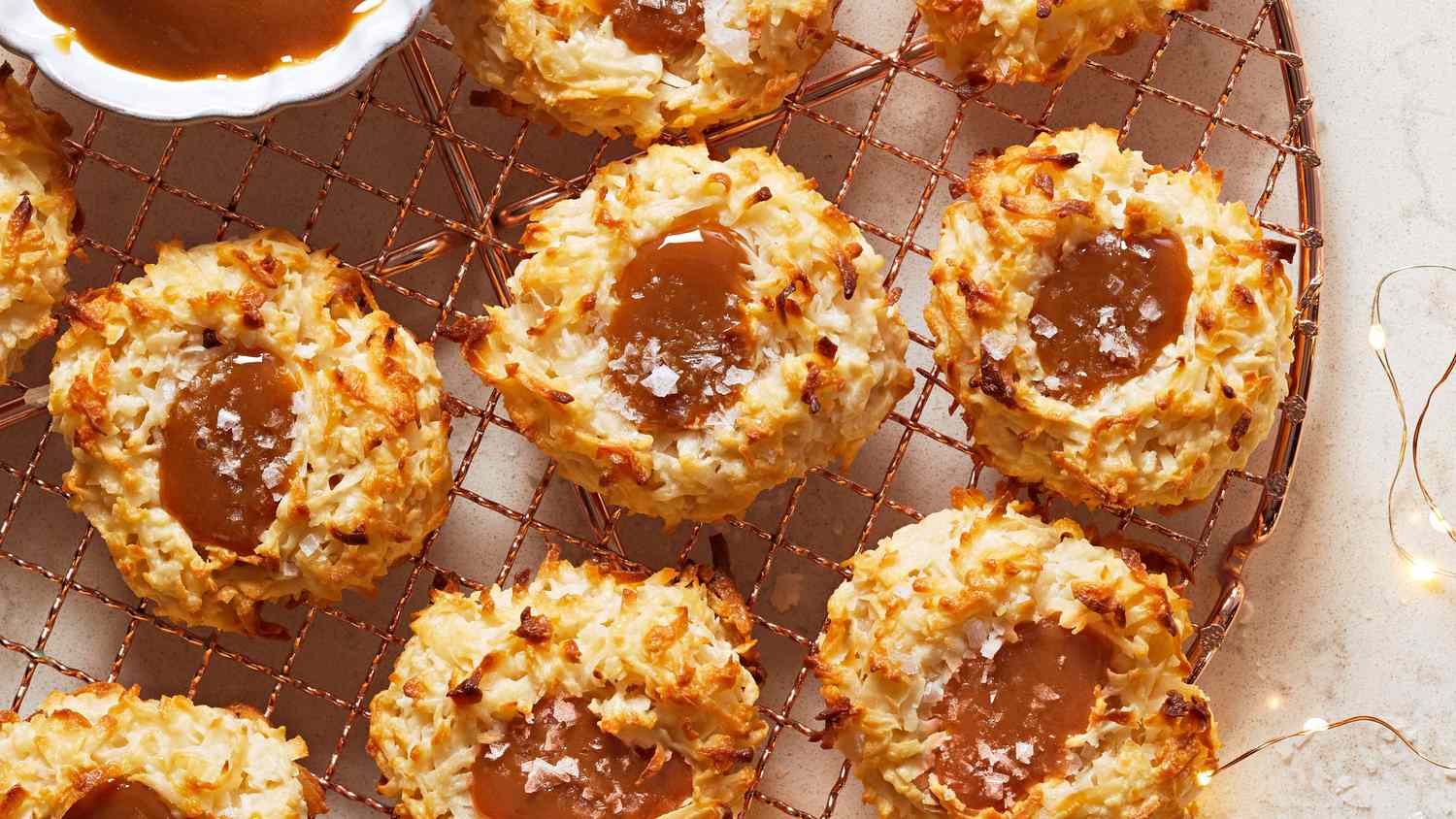 Salted Caramel Coconut Macaroons