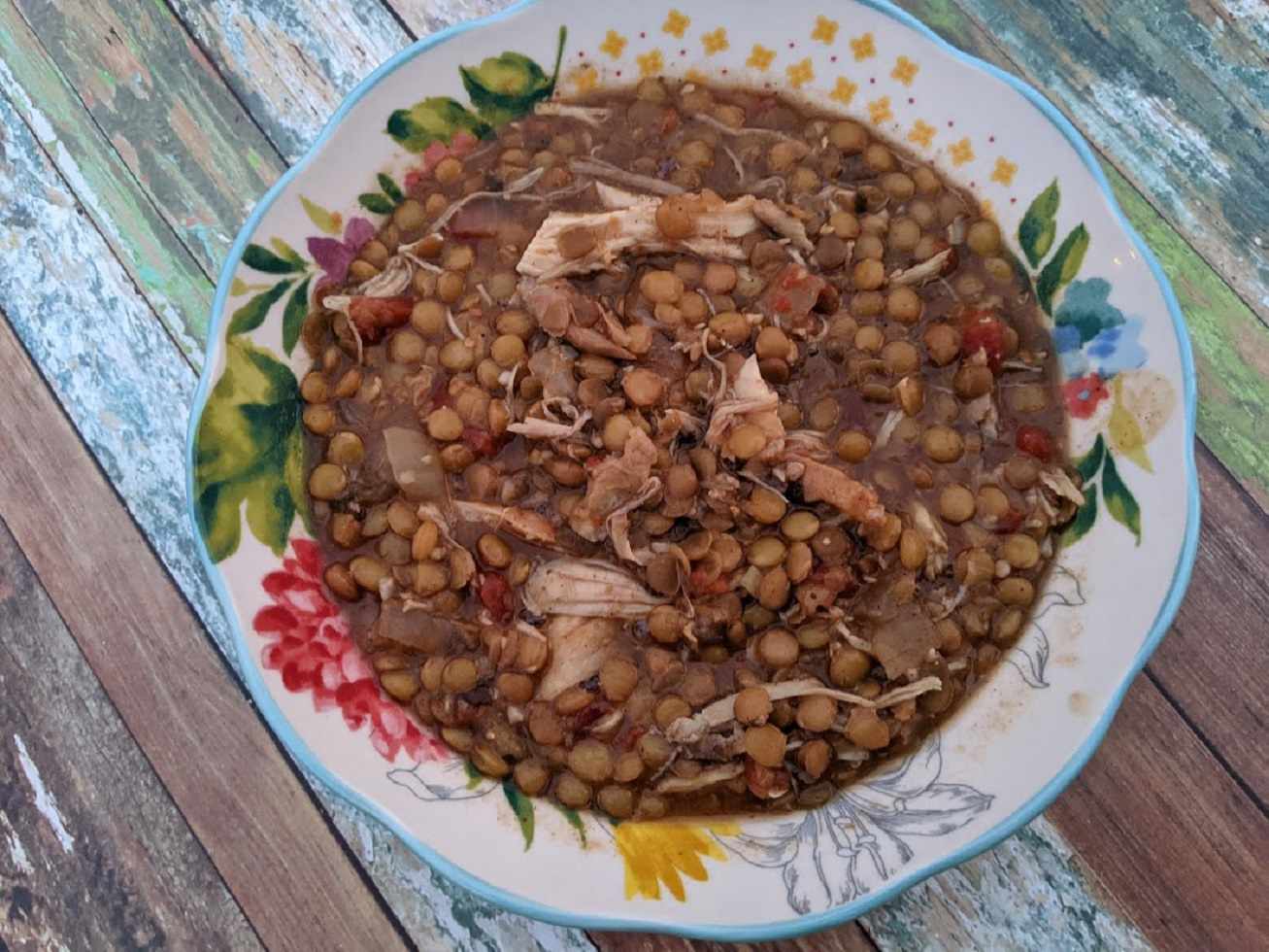 Slow Cooker Chicken and Lentil Soup Recipe