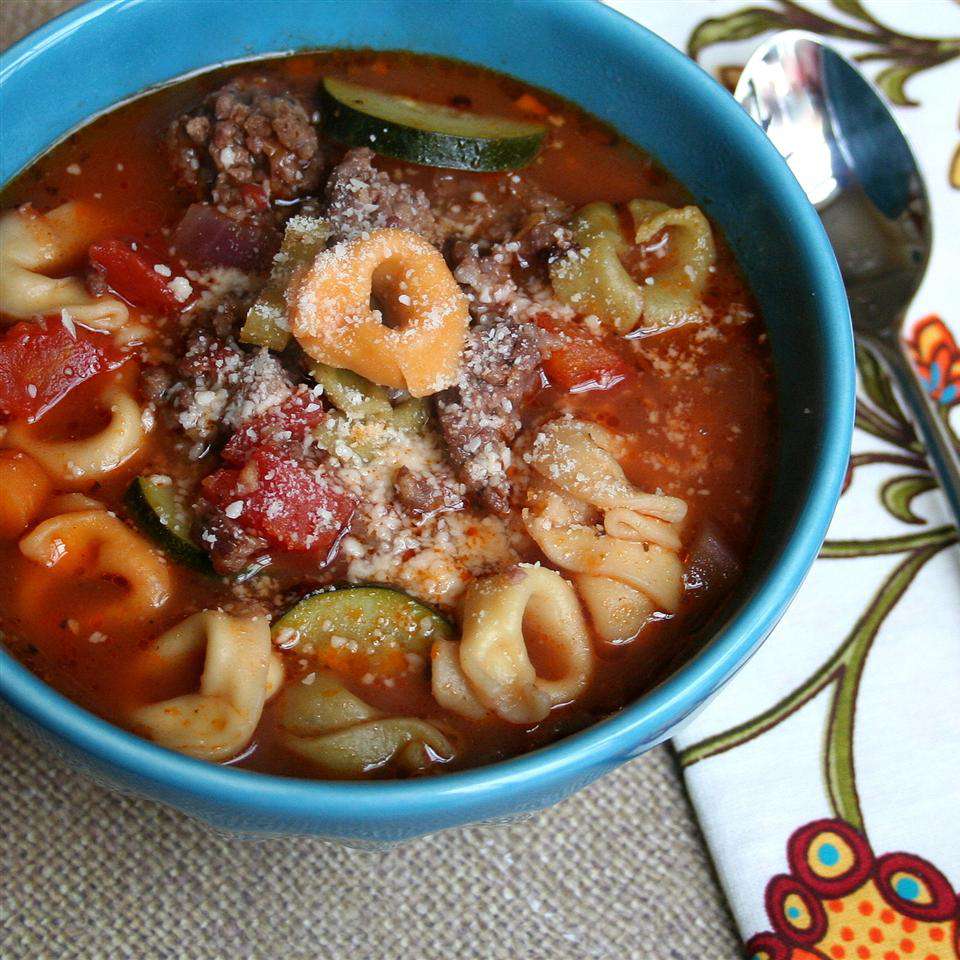 Tortellini Minestrone Soup Recipe