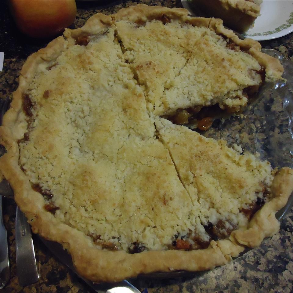 Homemade Mince Pie with Crumbly Topping Recipe