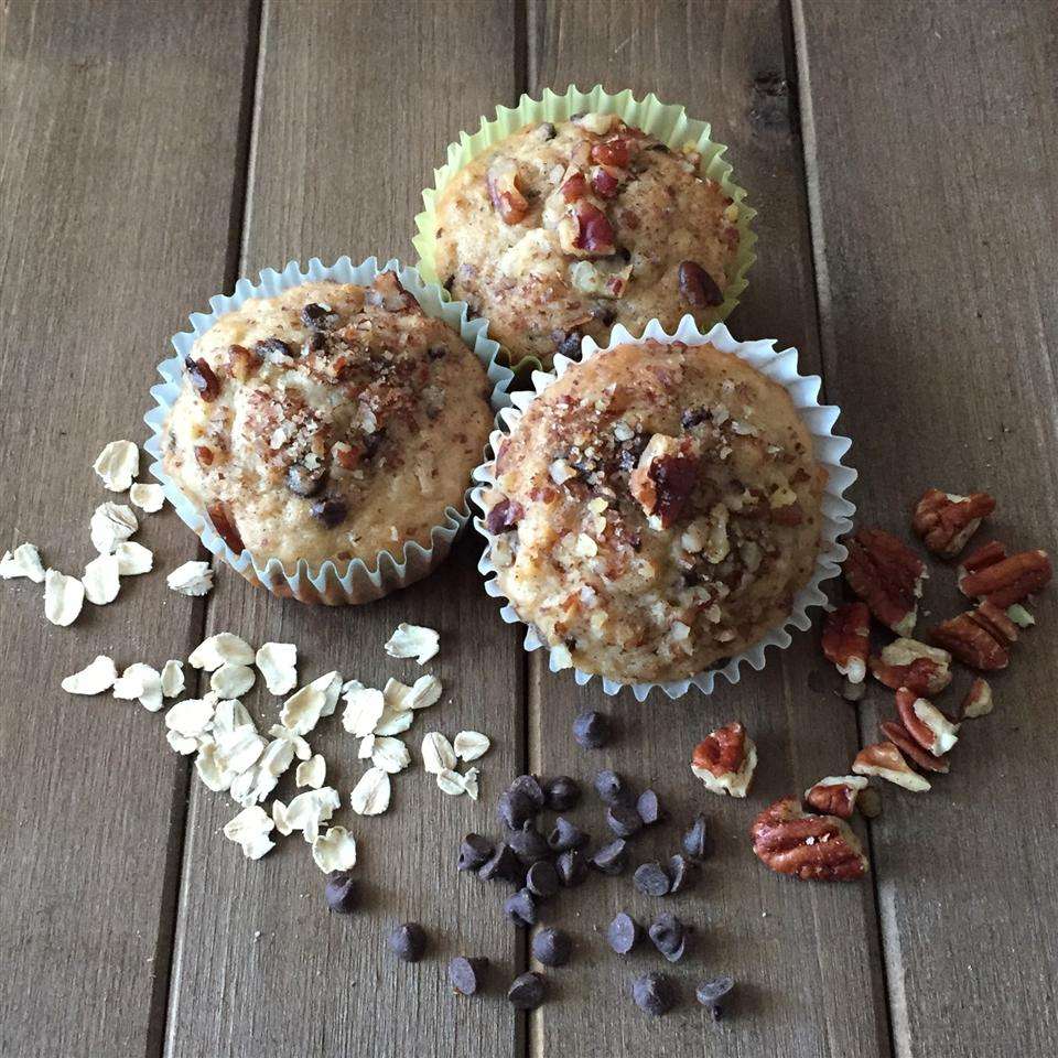 Oatmeal Chocolate Chip Muffins Recipe