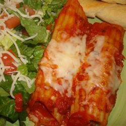 Meat Filled Manicotti Recipe