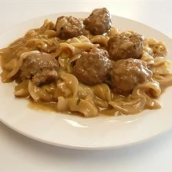 Swedish Meatballs with Noodles Recipes