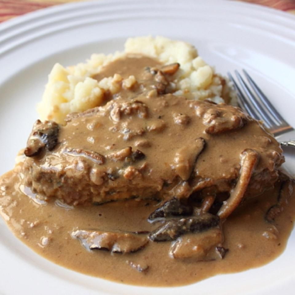 Creamy Mushroom Meatloaf Recipe