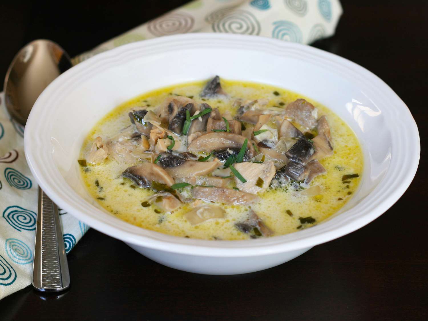 Low-Carb Chicken and Mushroom Soup Recipe