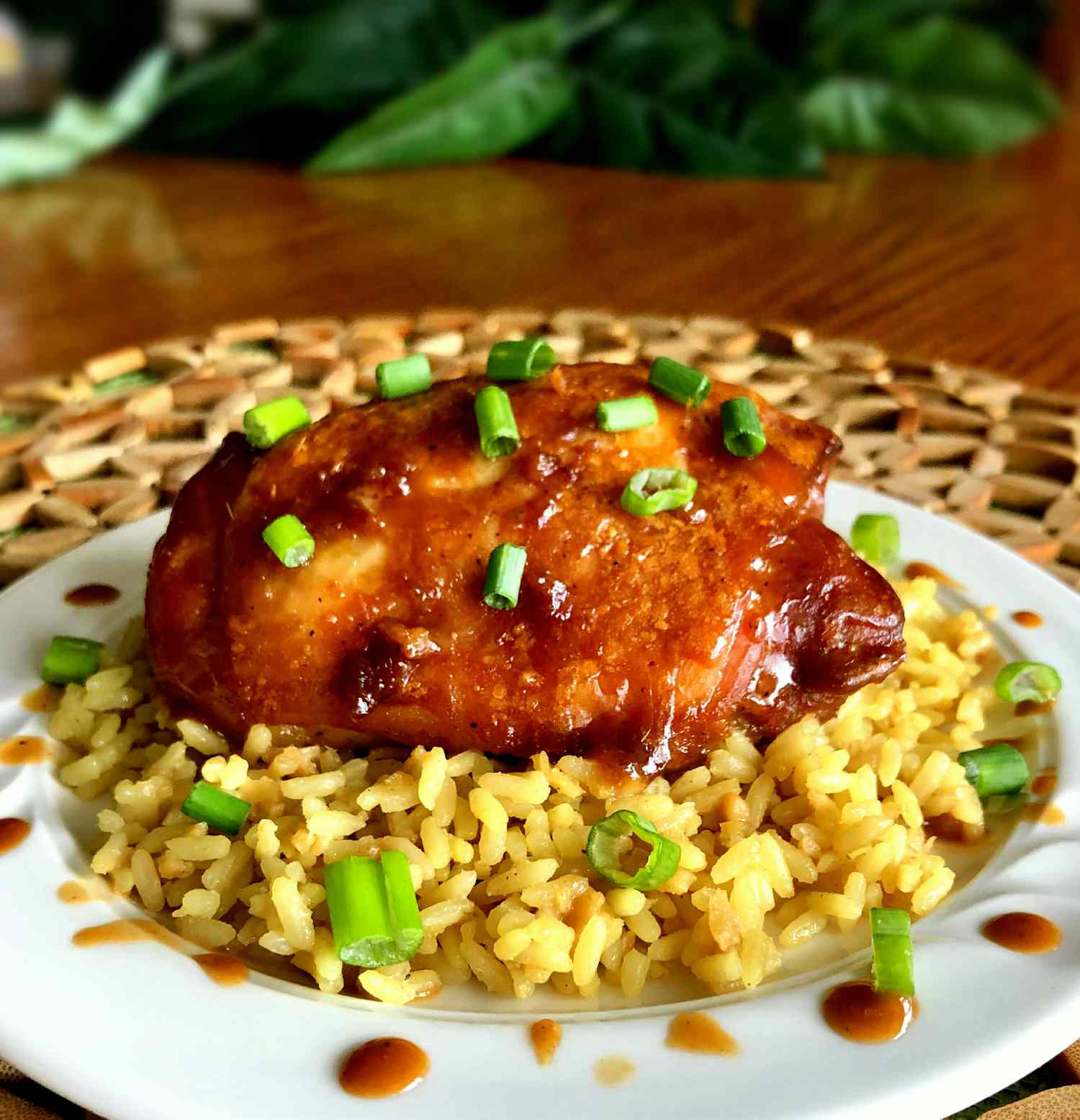 Spicy Honey-Peanut Baked Chicken Thighs Recipe