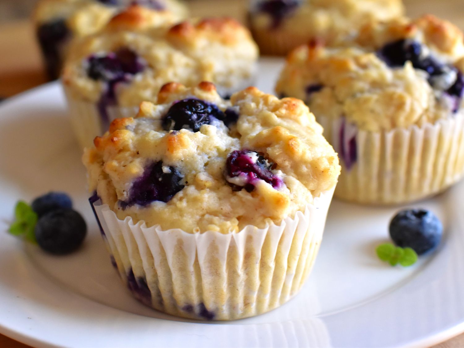 Oatmeal Blueberry Muffins Recipe