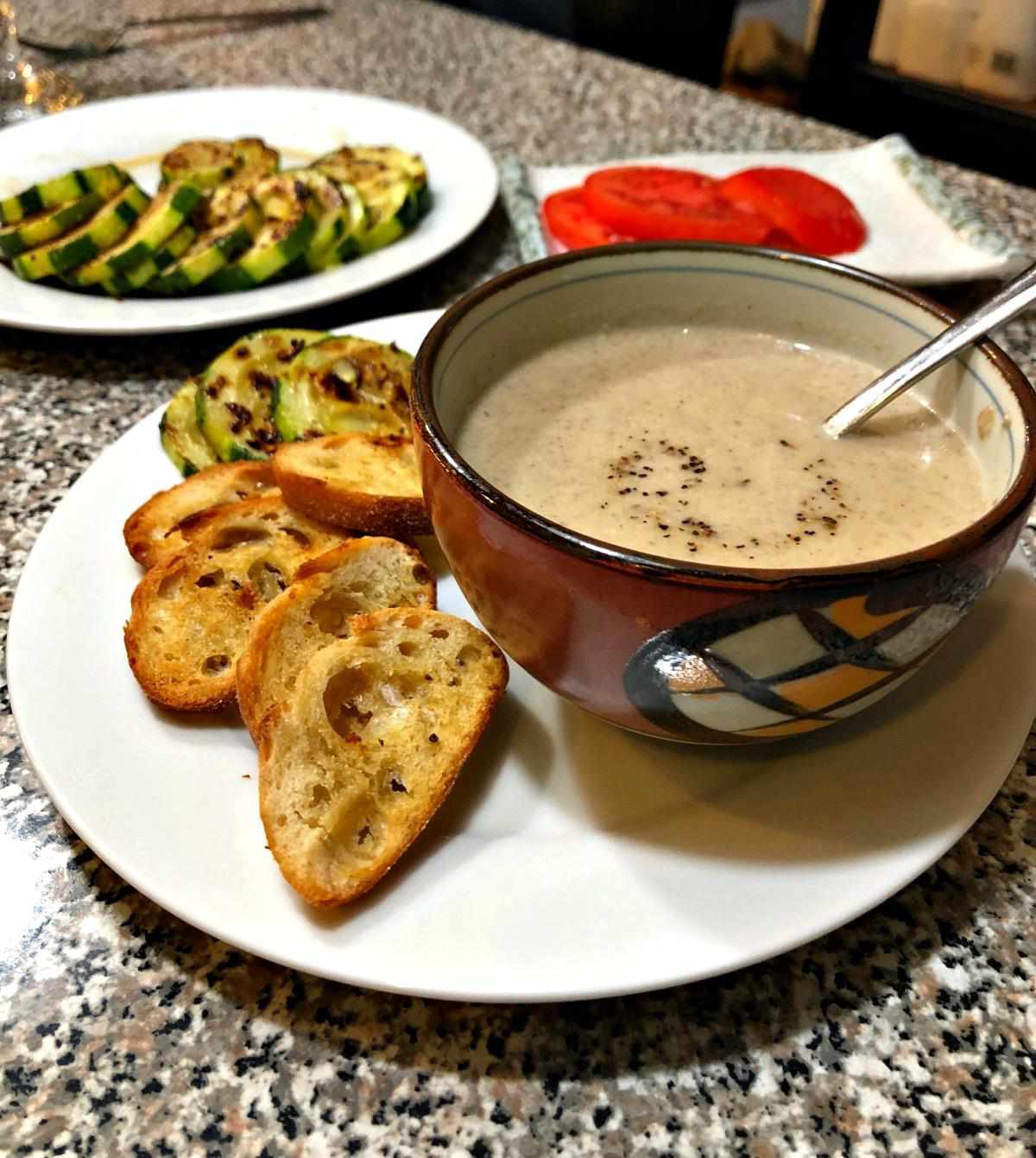 Creamy Chanterelle Mushroom Soup Recipe