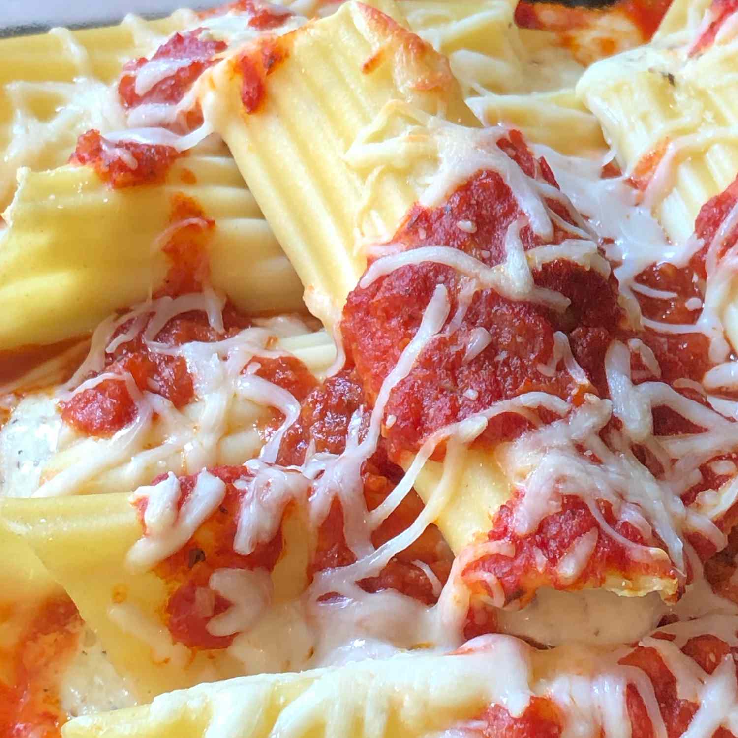 Three Cheese Manicotti II Recipe