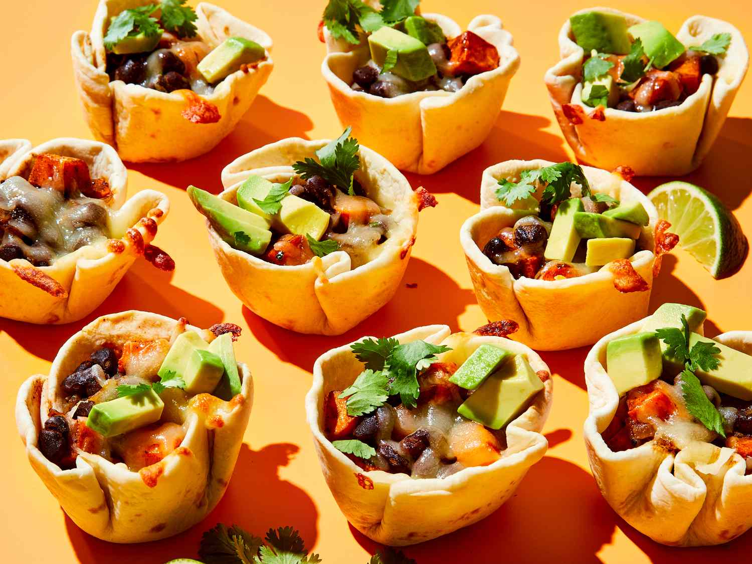 Sweet Potato and Black Bean Taco Cups Recipe