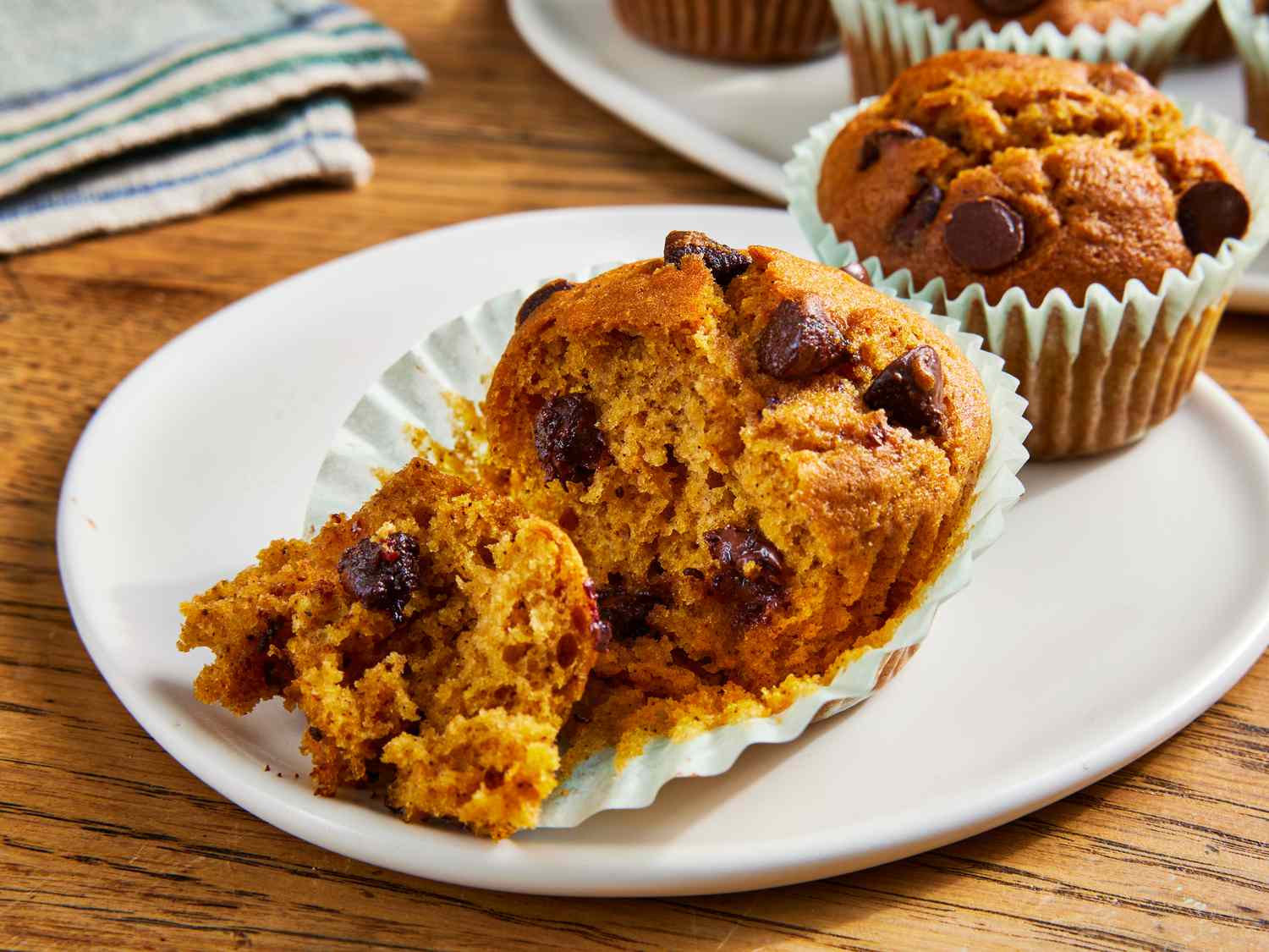 Pumpkin Chocolate Chip Muffins Recipe