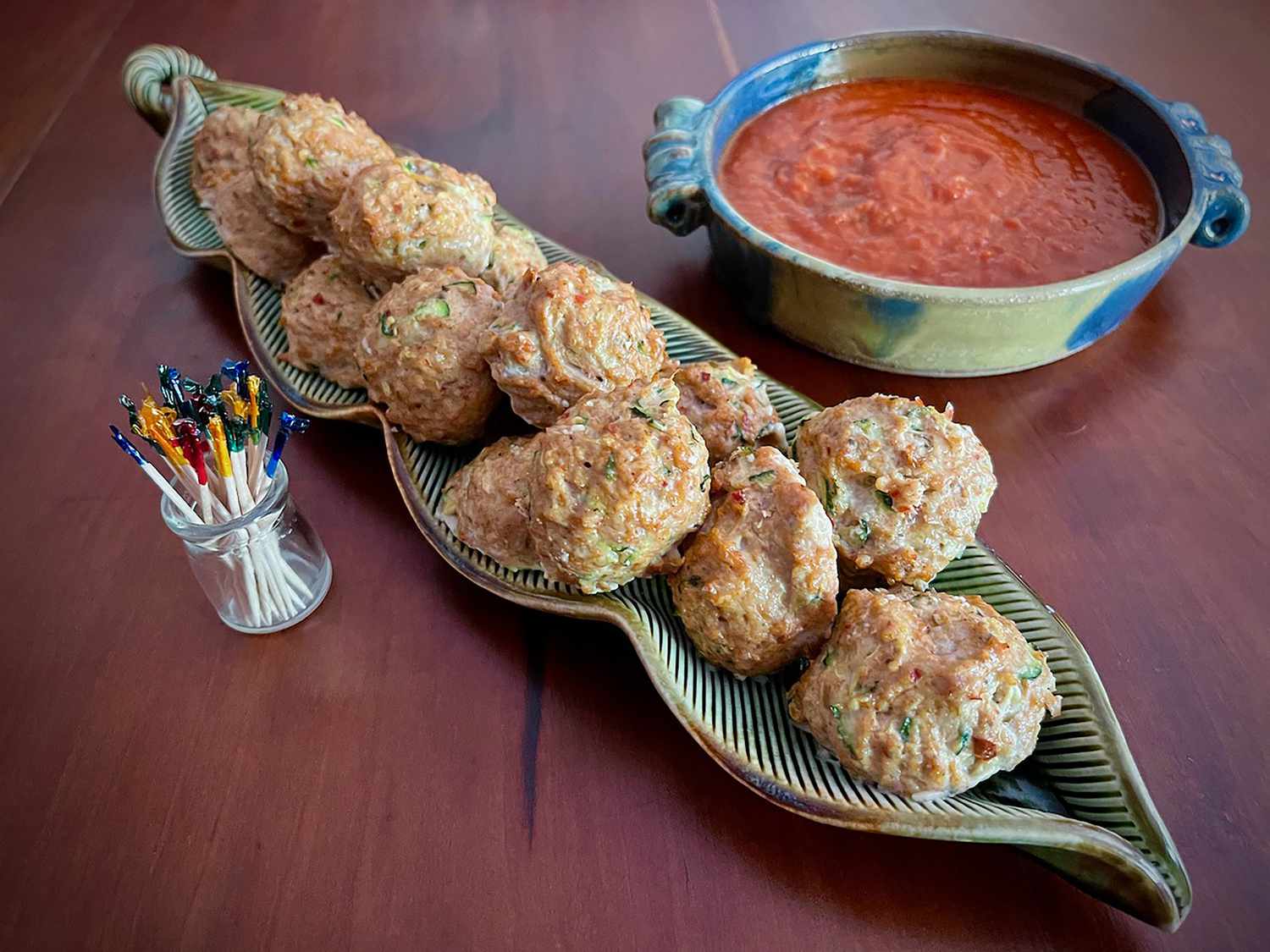 Spicy Chicken Zucchini Meatballs Recipe