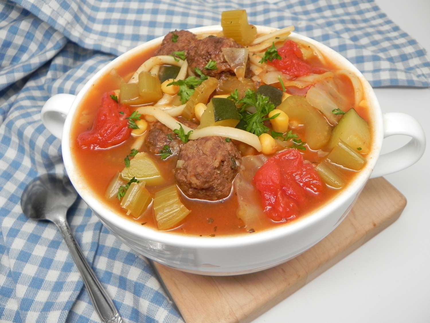 Meatball Minestrone Soup Recipe