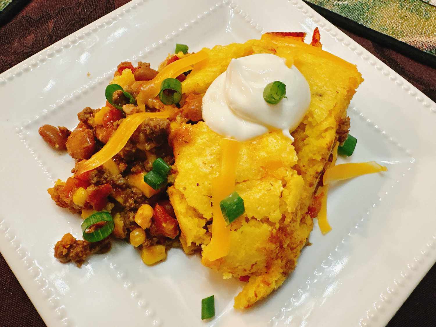 Cornbread Taco Bake Recipe