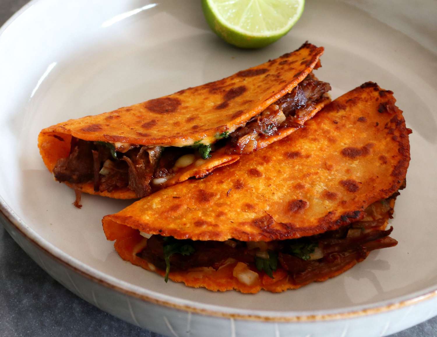 Beef Birria Queso Tacos with Consommé Recipe