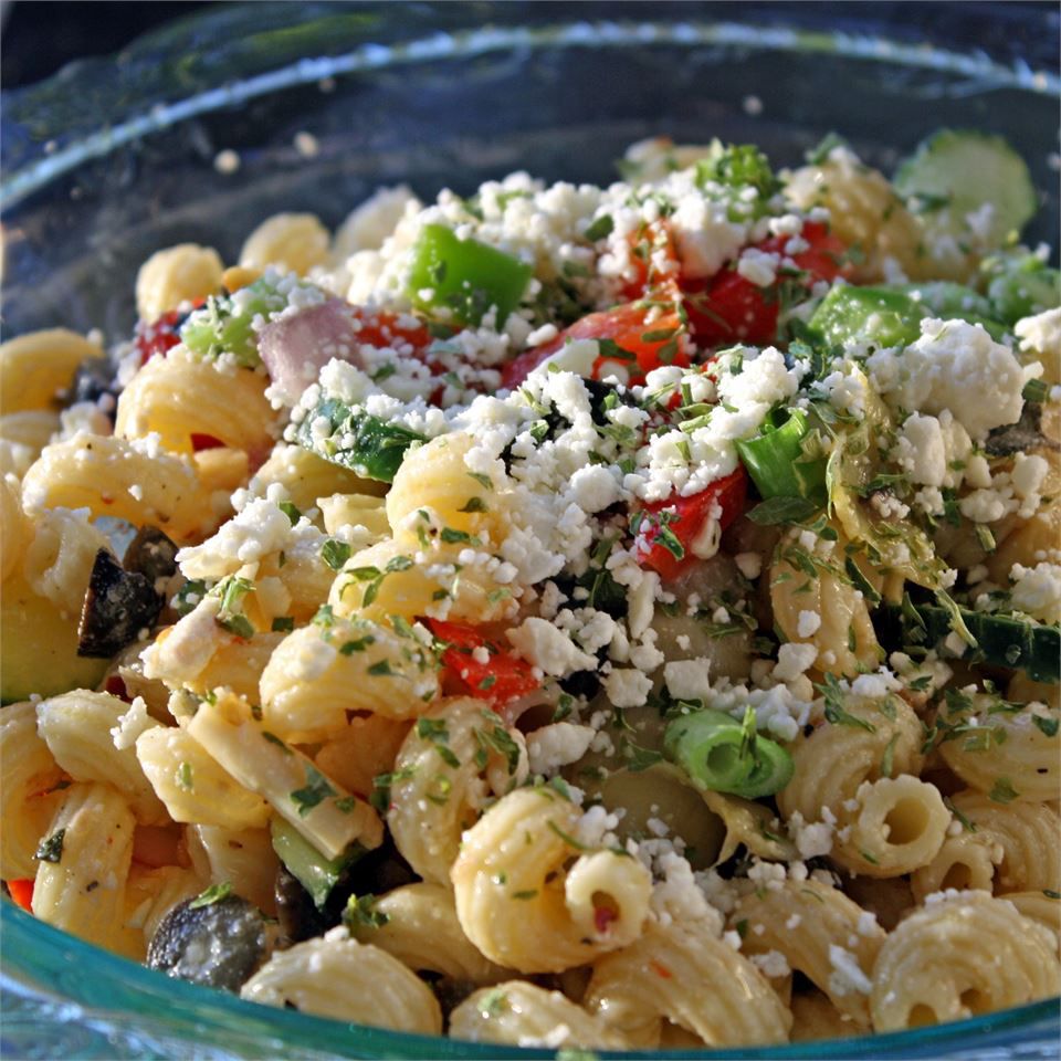 Greek Pasta Salad Recipe