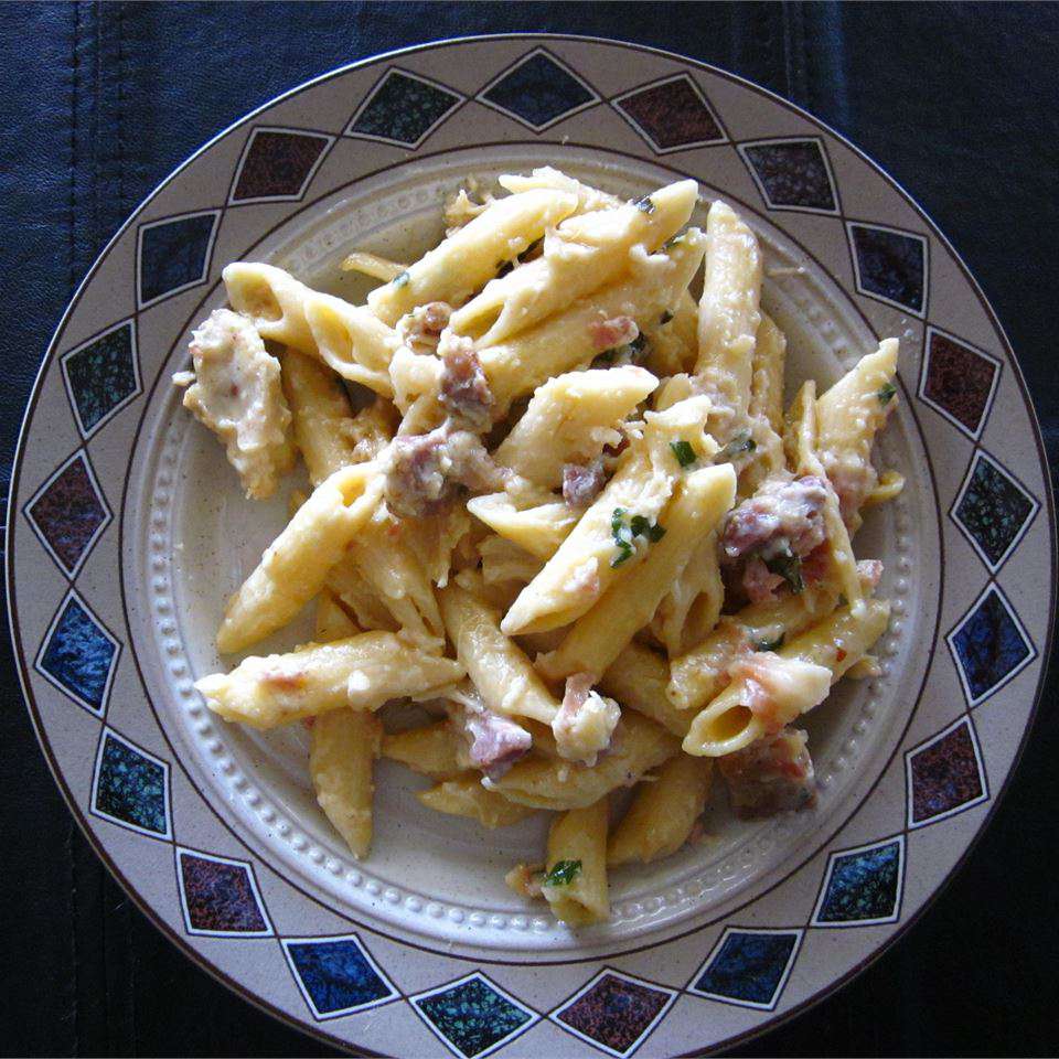 Pasta Carbonara with Chicken Recipe