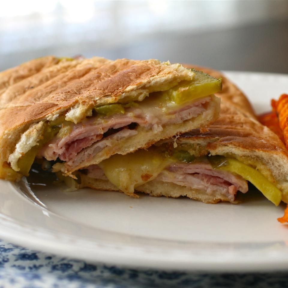 Grilled Turkey Cuban Sandwiches Recipe