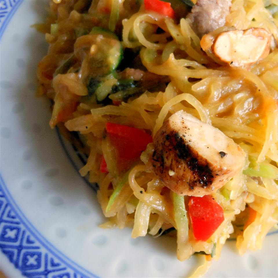 Spaghetti Squash Pad Thai Recipe