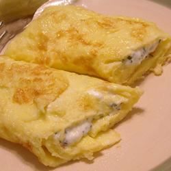 Herbed Cream Cheese Omelet Recipe