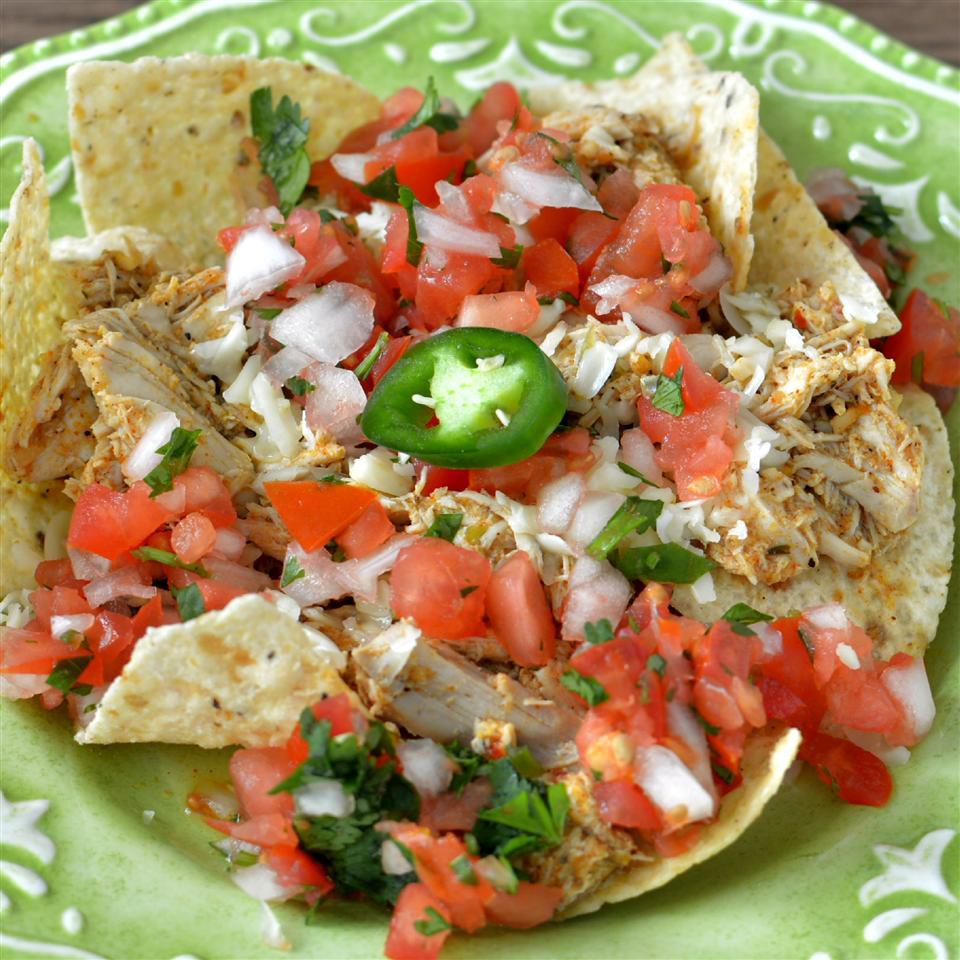 Chicken Enchilada Nachos Recipe