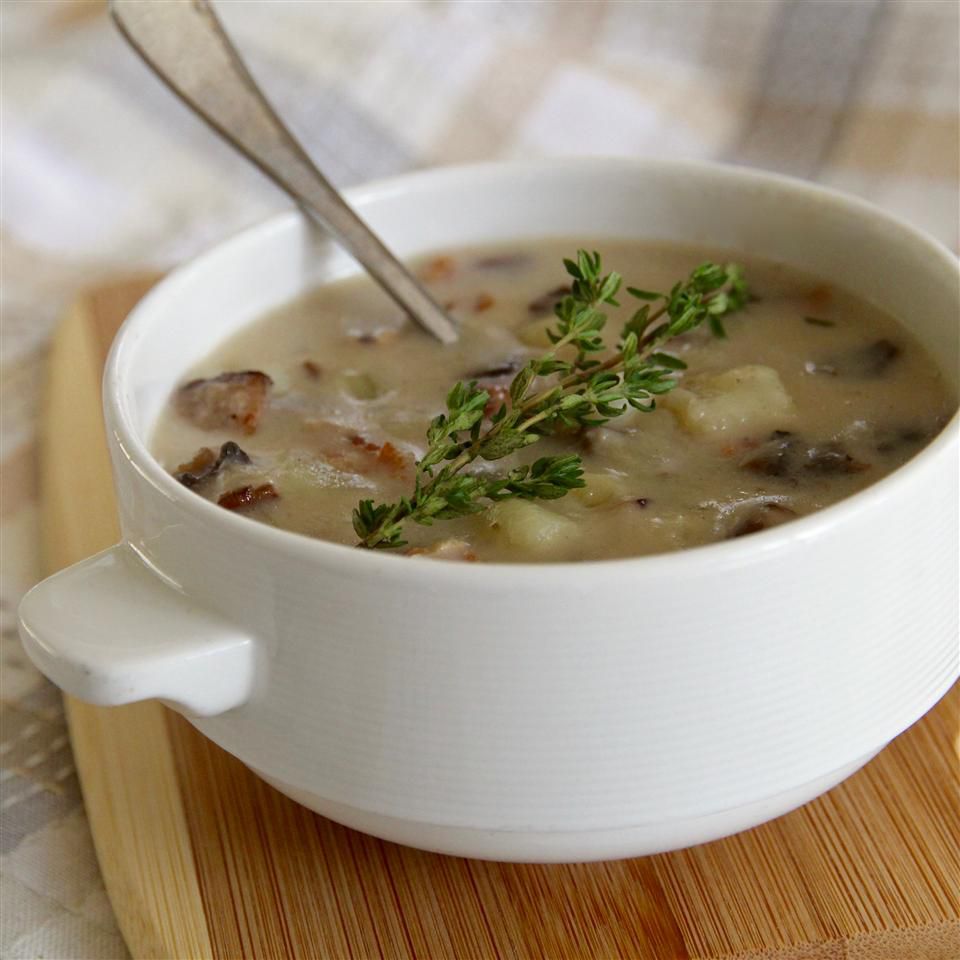 Skinny Cream of Mushroom Soup Recipe