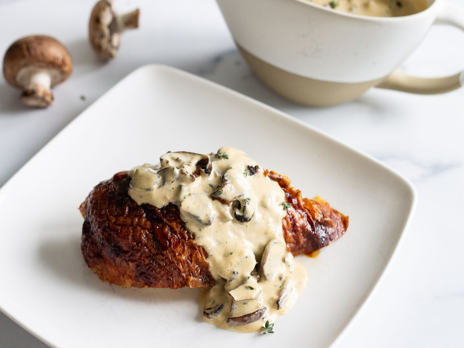 Creamy Mushroom Sauce Recipe