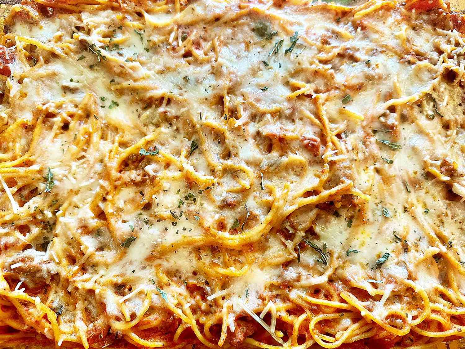 Baked Cream Cheese Spaghetti Casserole Recipe