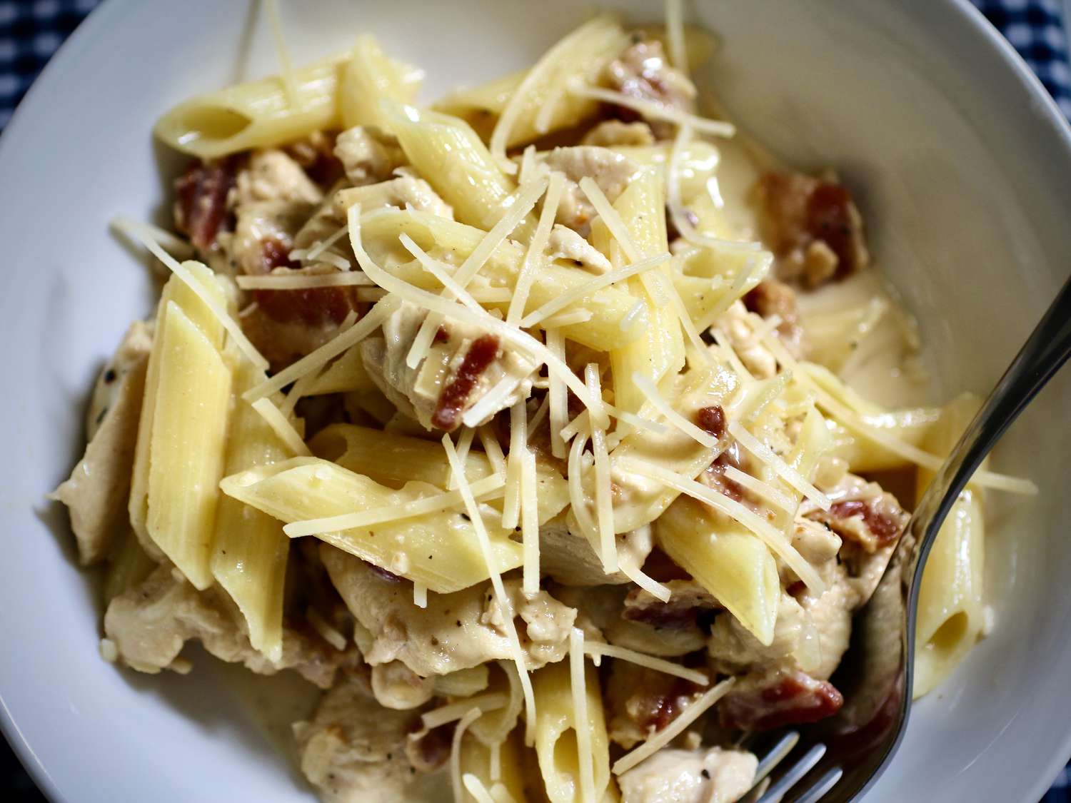 Chicken-Bacon Carbonara