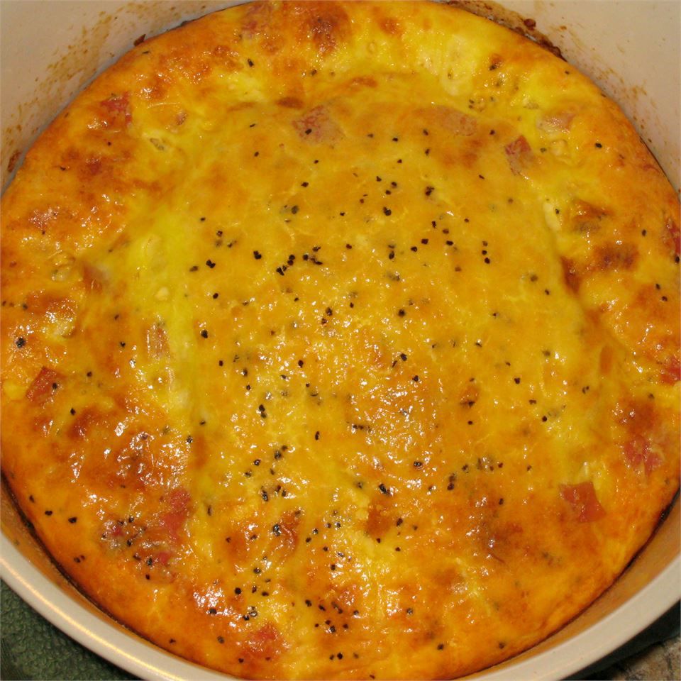 Ham and Cheese Omelet Casserole Recipe