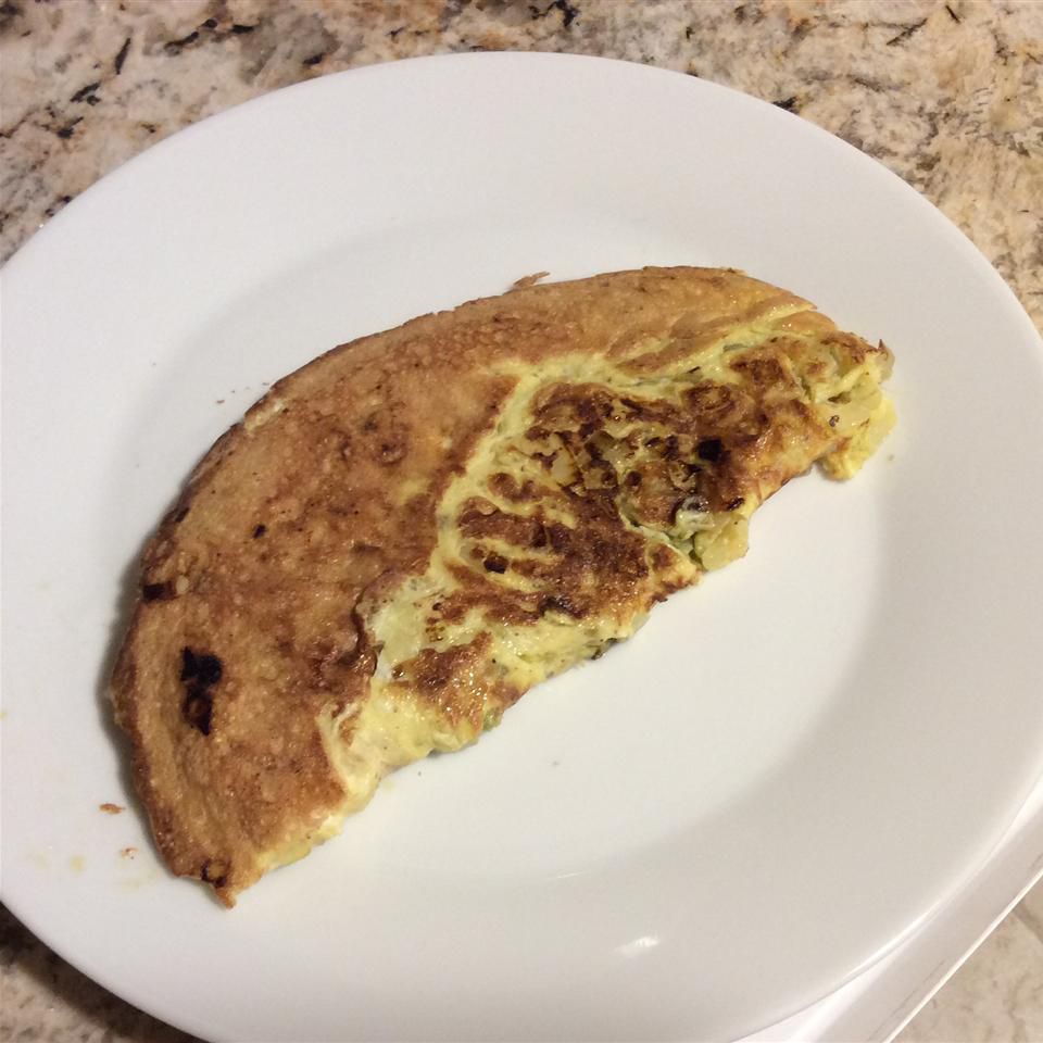 Portobello Pesto Egg Omelette Recipe