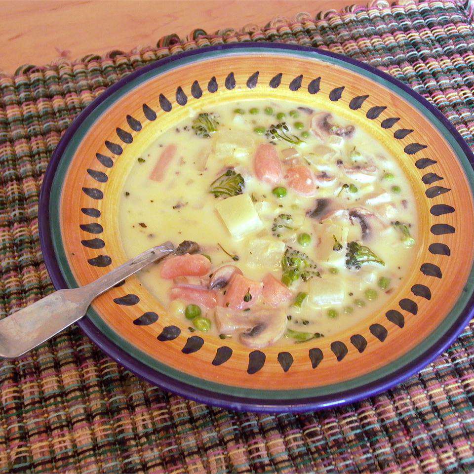 Cheesy Vegetable Soup II Recipe