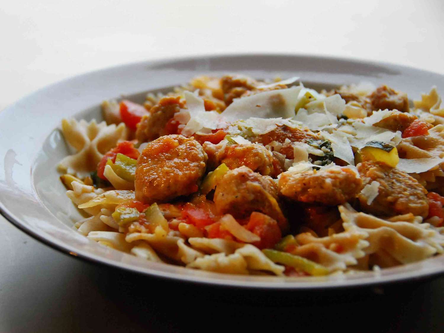 Pasta Primavera with Italian Turkey Sausage Recipe