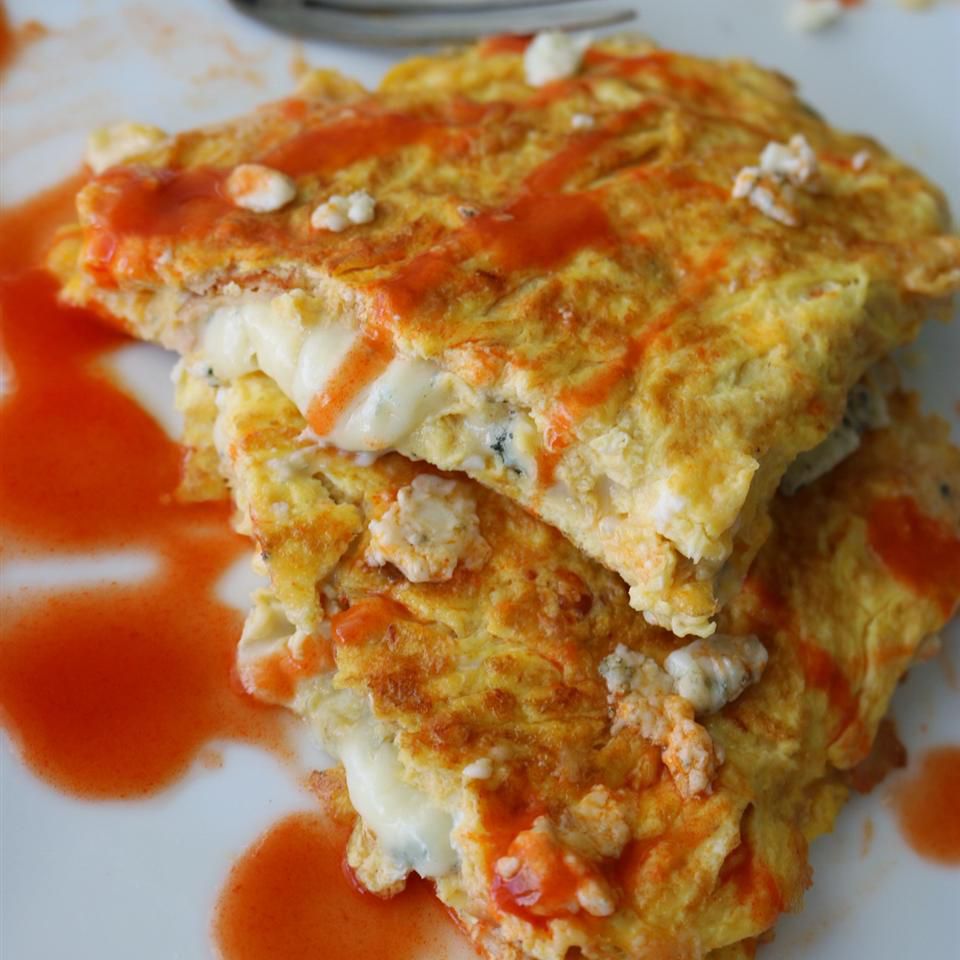 Buffalo Wings and Blue Cheese Omelet Recipe