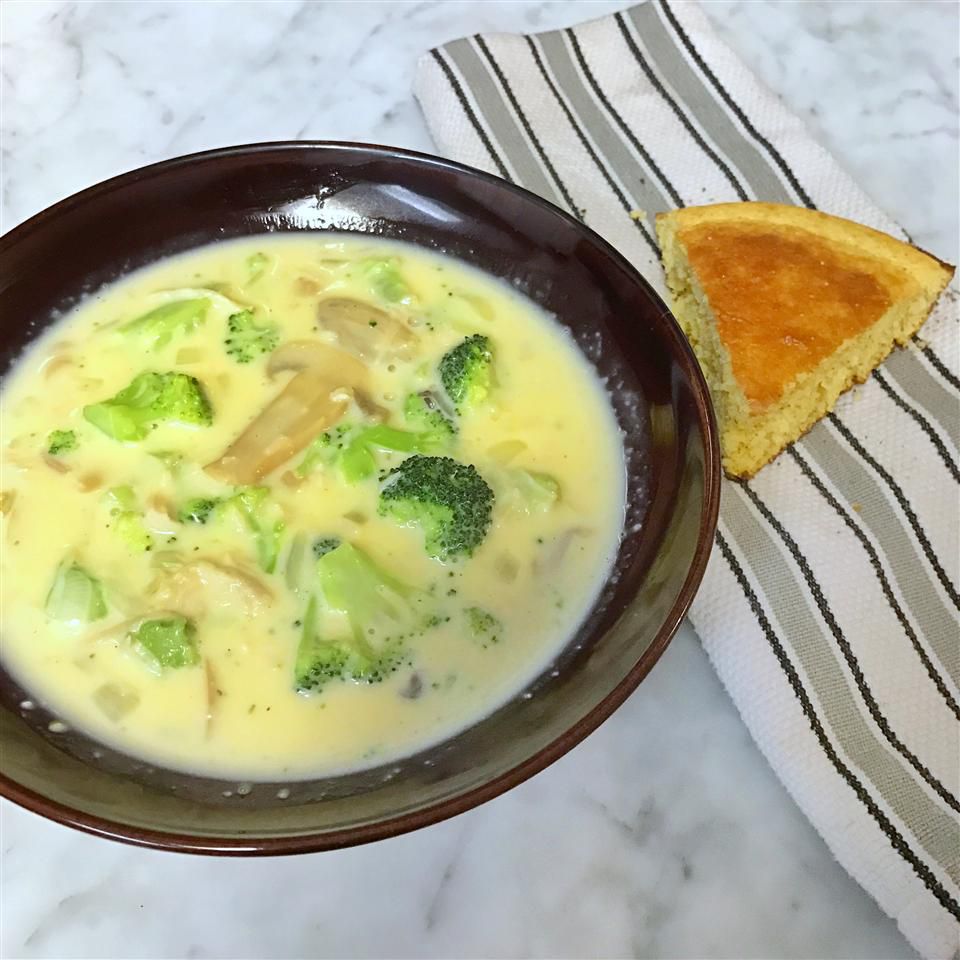 Chunky Broccoli Cheese Soup Recipe