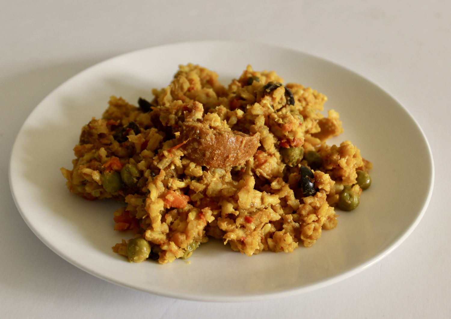 Brown Rice, Chicken, and Chorizo Paella Recipe