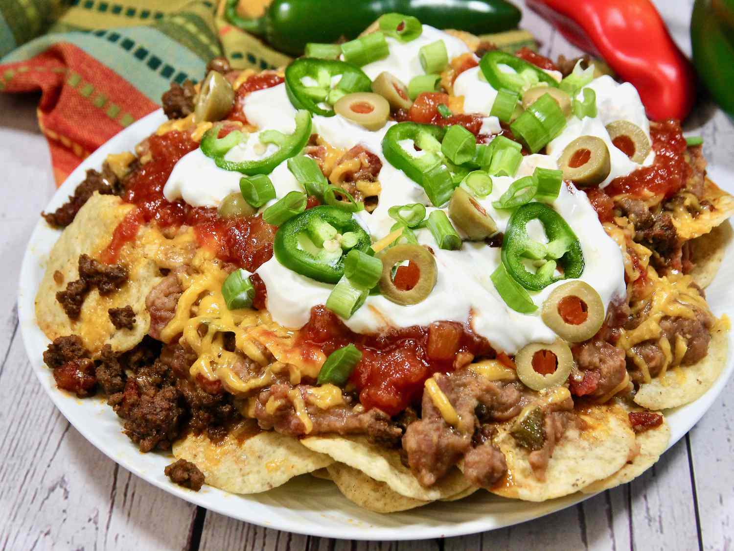 Loaded Beef Nachos Recipe