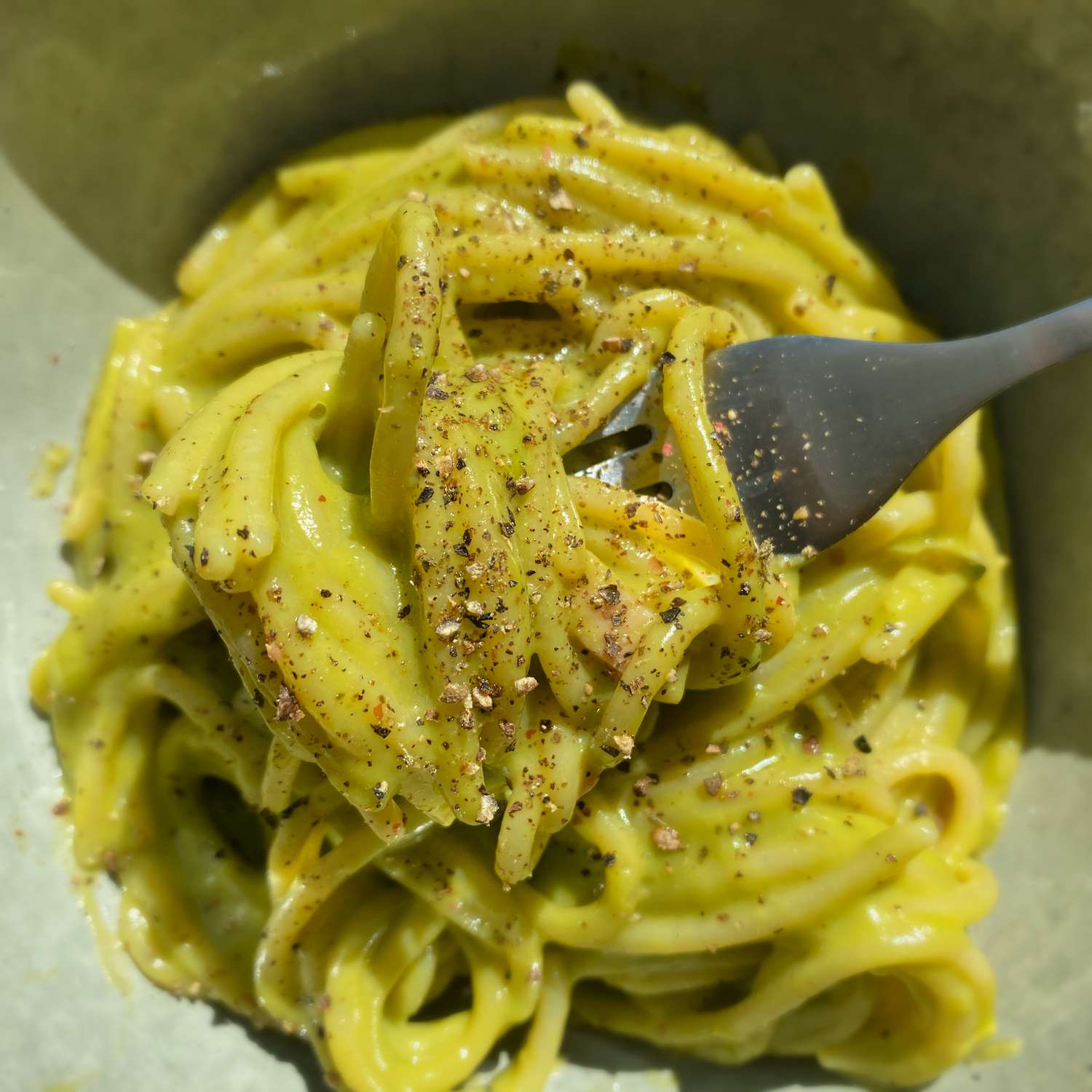 Avocado Carbonara for Two Recipe