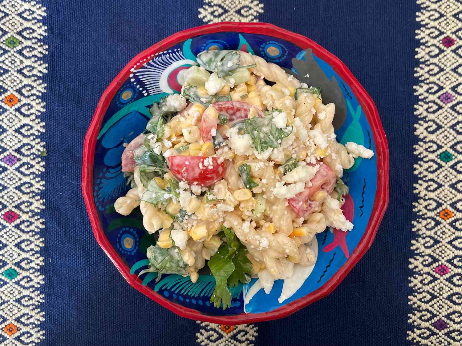 Mexican Street Corn Pasta Salad Recipe