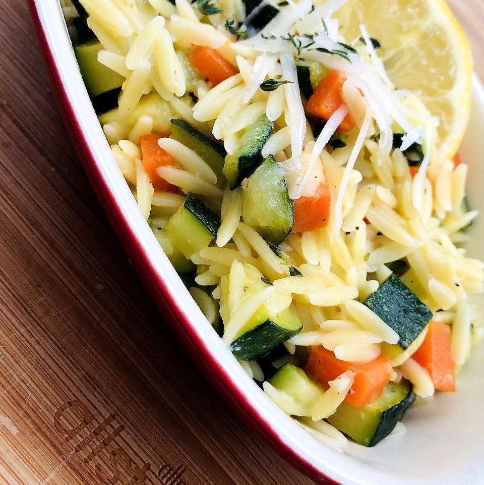 Lemon Orzo Primavera Recipe