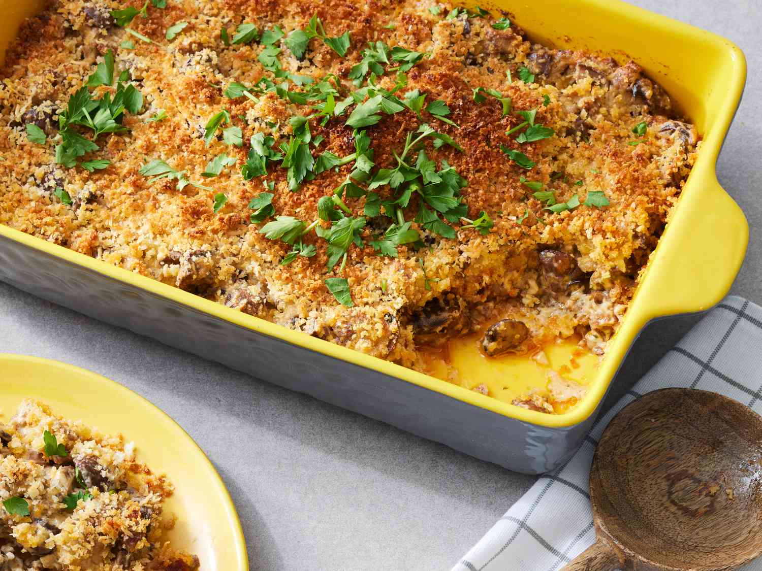 Stuffed Mushroom Casserole Recipe