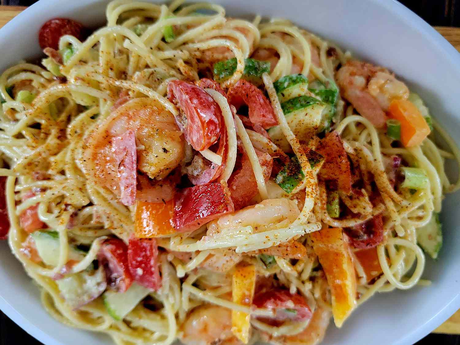 Shrimp and Bacon Pasta Salad Recipe