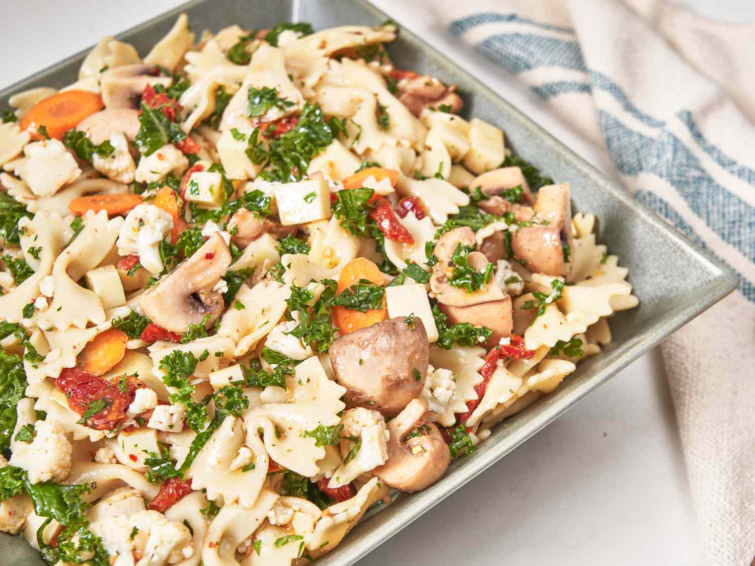 Marinated Fall Vegetable Pasta Salad Recipe