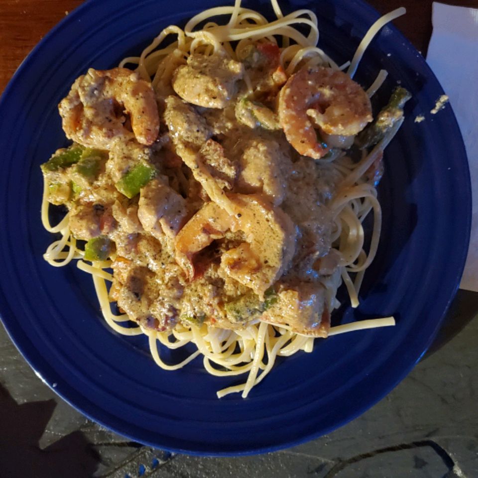 Chicken and Shrimp Carbonara Recipe