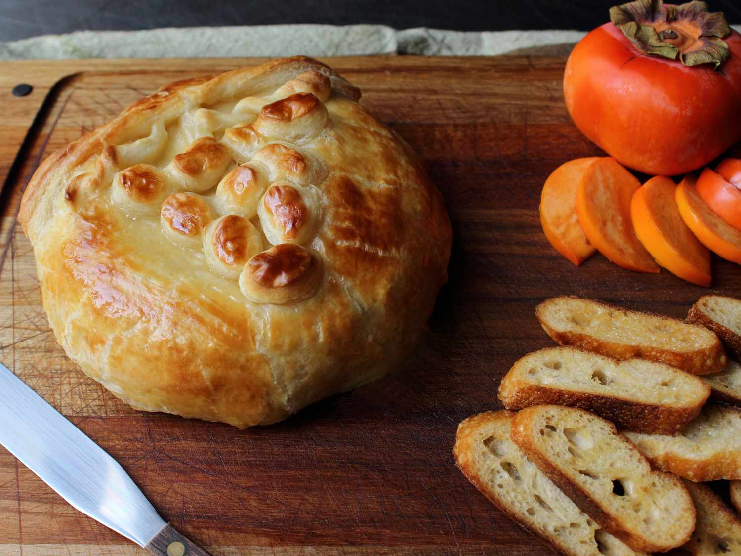 Baked Stuffed Brie with Cranberries & Walnuts Recipe