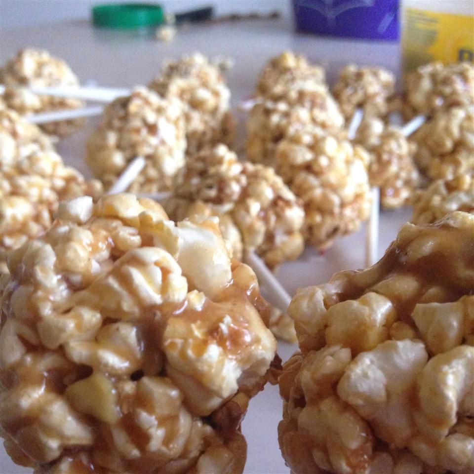 Peanut Butter Popcorn Balls Recipe