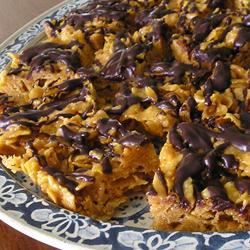 Peanut Butter Cornflake Crunch Bars Recipe