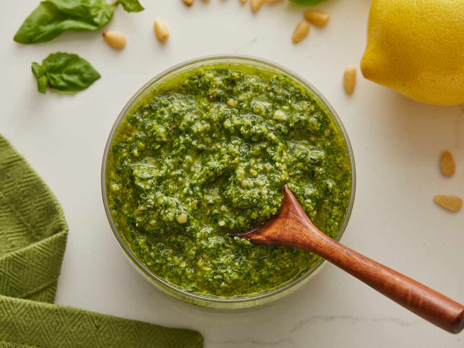 Spinach Basil Pesto Recipe